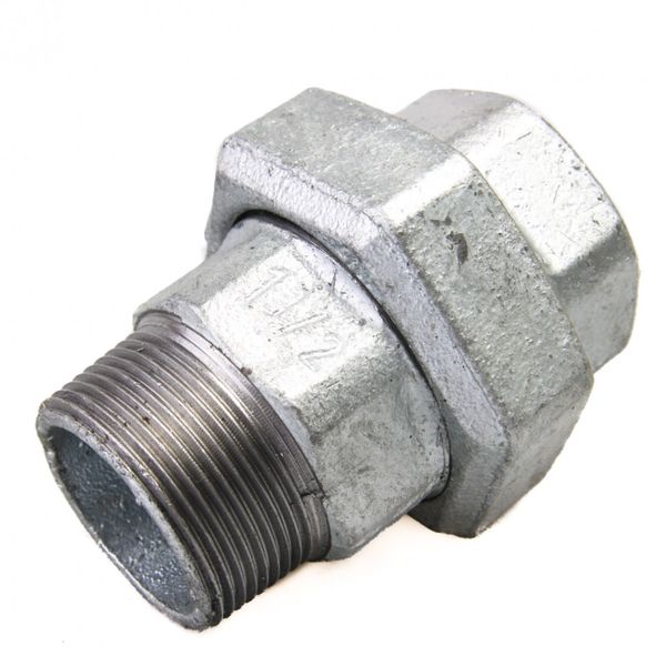 Американка прямая чугунная оцинкованная ВР-НР (ВН-НАР) Ду 20 (3/4″)