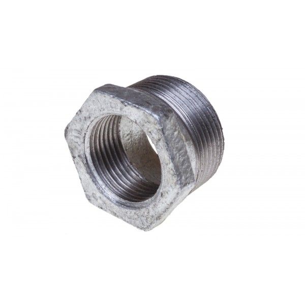 Футорка чугунная оцинкованная ВР-НР (ВН-НАР) Ду 40-32 (1 1/2″-1 1/4″)