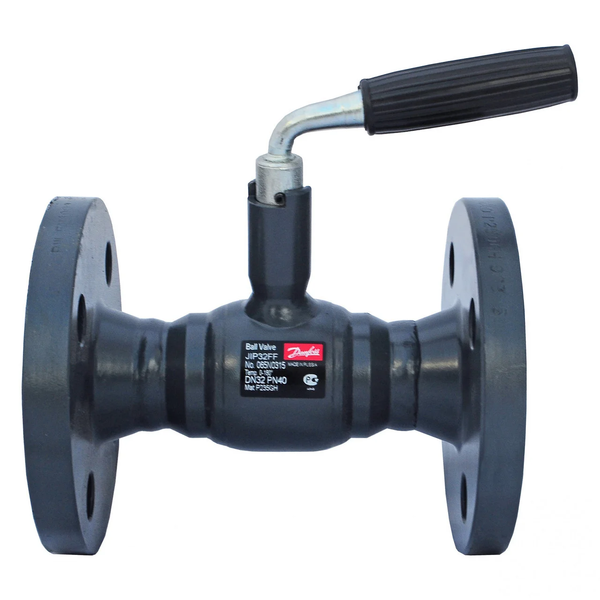 Кран стальной фланцевый Ду-40 Ру-40 L=200мм Danfoss JIP Premium FF