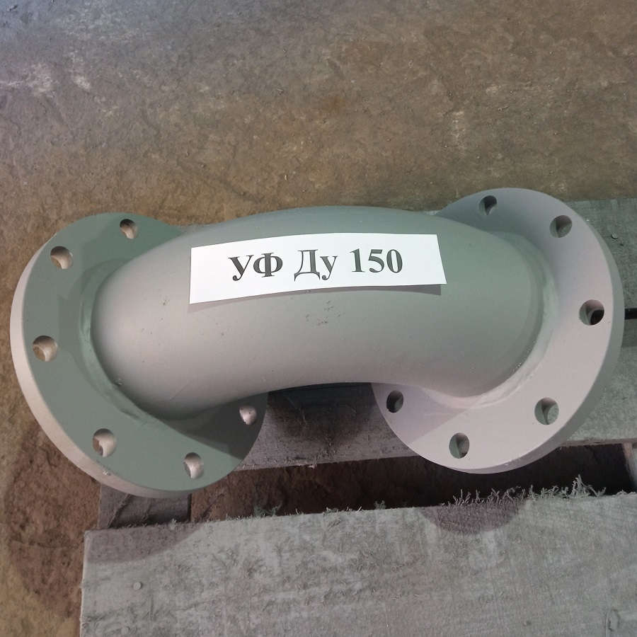 Колено фланцевое УФ чугунное ВЧШГ с ЦПП Ду 500