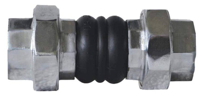 Компенсатор резиновый муфтовый (гибкая вставка) Ду-40 G 1 1/2″ Ру-16 EPDM L=220мм Китай