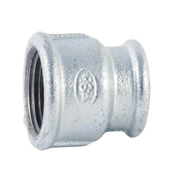 Муфта переходная чугунная оцинкованная ВР (ВН) Ду 40-32 (1 1/2″-1 1/4″)