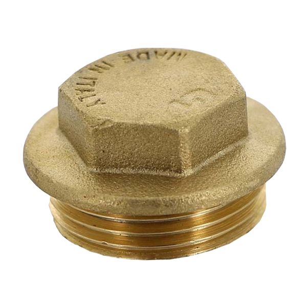 Заглушка латунная ВР (ВН) Ду-20 (3/4″) никель SantechSystems